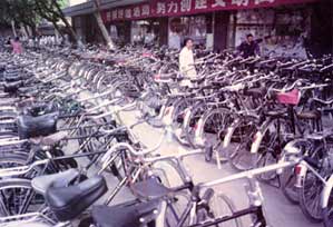 The future may look like this. Urban transport systems based on a combination of rail, bicycles and pedestrian walkways offer the best way of providing low-cost transportation and a healthy urban environment. Bike mechanics, your day is coming.